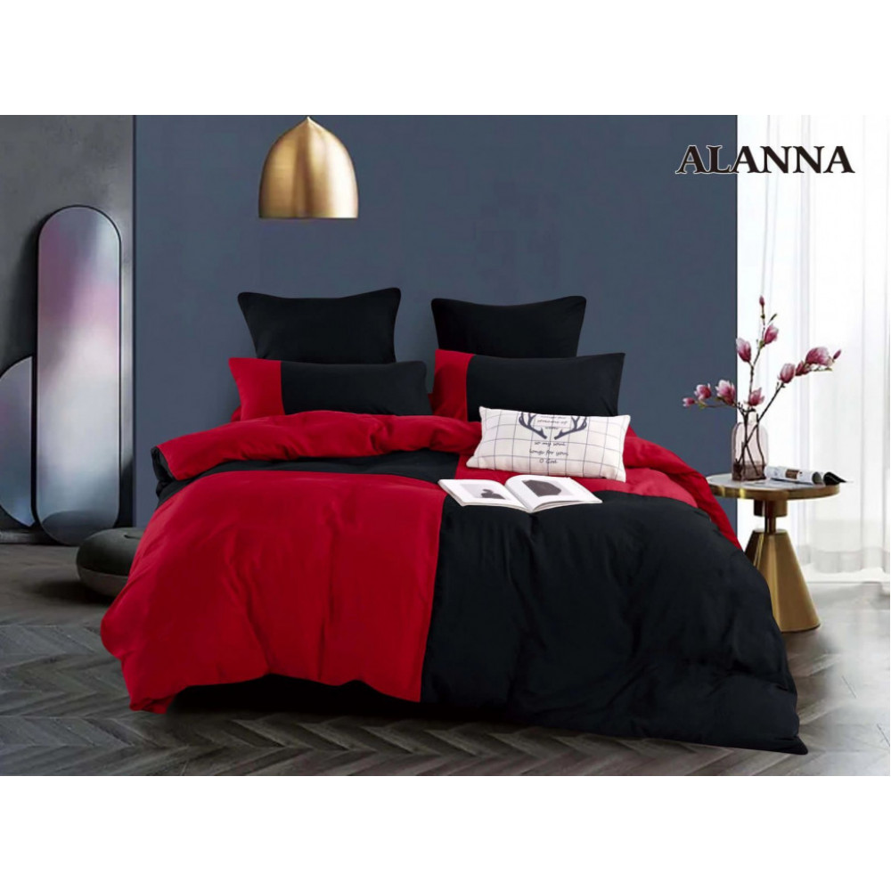 Комплект постельного белья Alanna Vega Жатка Двухцветный AVJ020 Полутораспальный