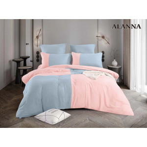 Комплект постельного белья Alanna Vega Жатка Двухцветный AVJ014 Евро
