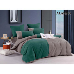 Комплект постельного белья Alanna Vega Жатка Двухцветный AVJ021 Евро