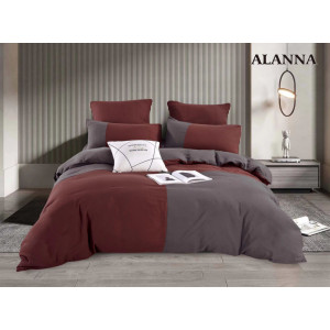 Комплект постельного белья Alanna Vega Жатка Двухцветный AVJ006 Полутораспальный